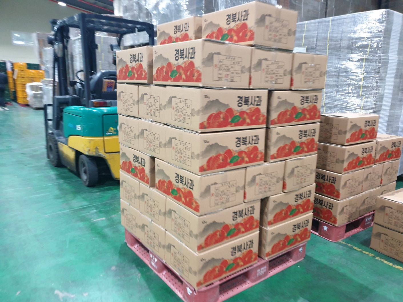 활발한 경매 현장