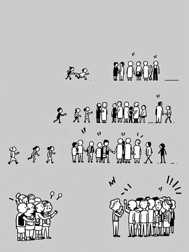 针锋相对策略示意图