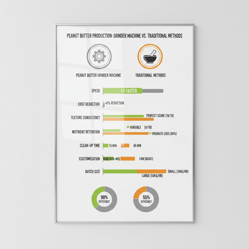 Peanut Butter Grinder Comparison Infographic