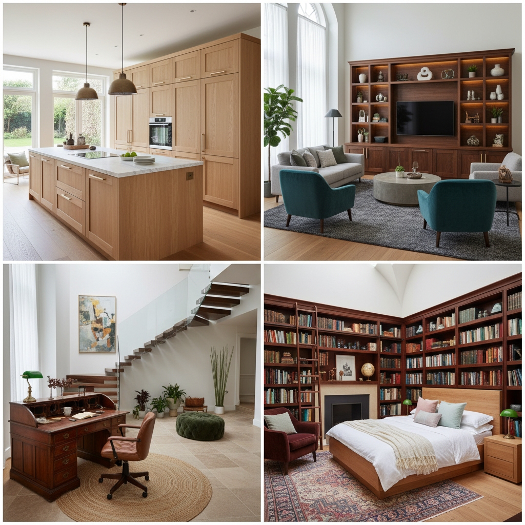 Portfolio de réalisations en menuiserie et ébénisterie - Projets sur mesure DKBOIS à Yaoundé, Cameroun