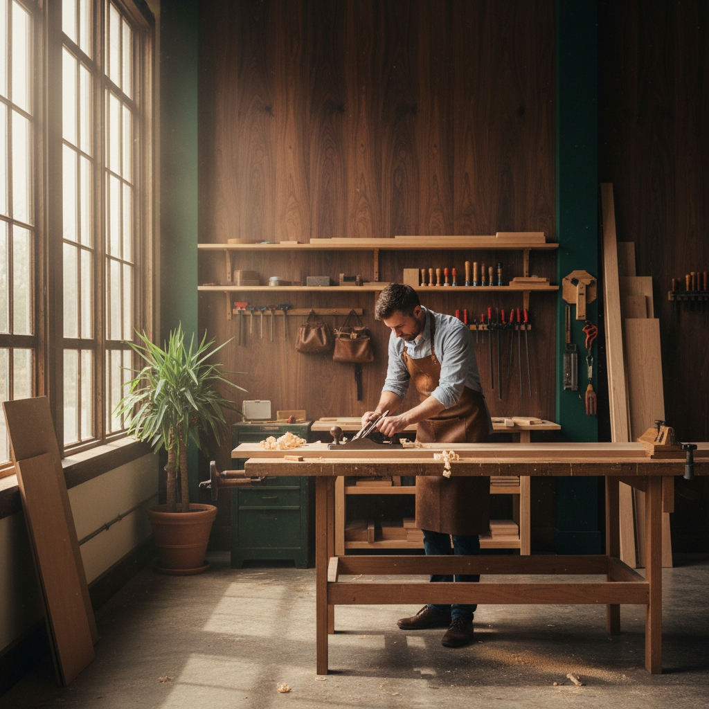 Atelier de menuiserie et ébénisterie DKBOIS à Yaoundé - Artisan du bois sur mesure au Cameroun