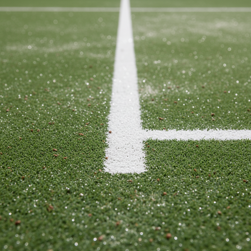Padel court line markings macro