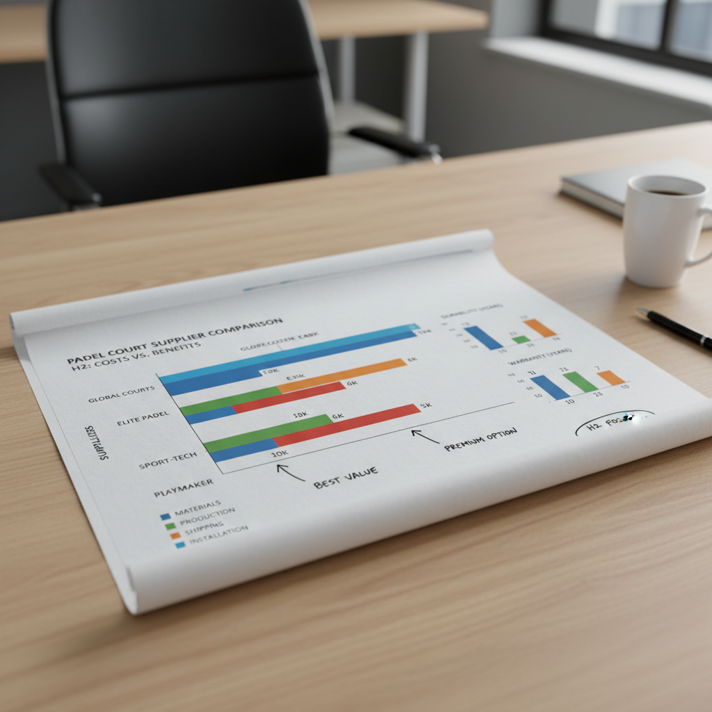 Padel court supplier cost benefit analysis