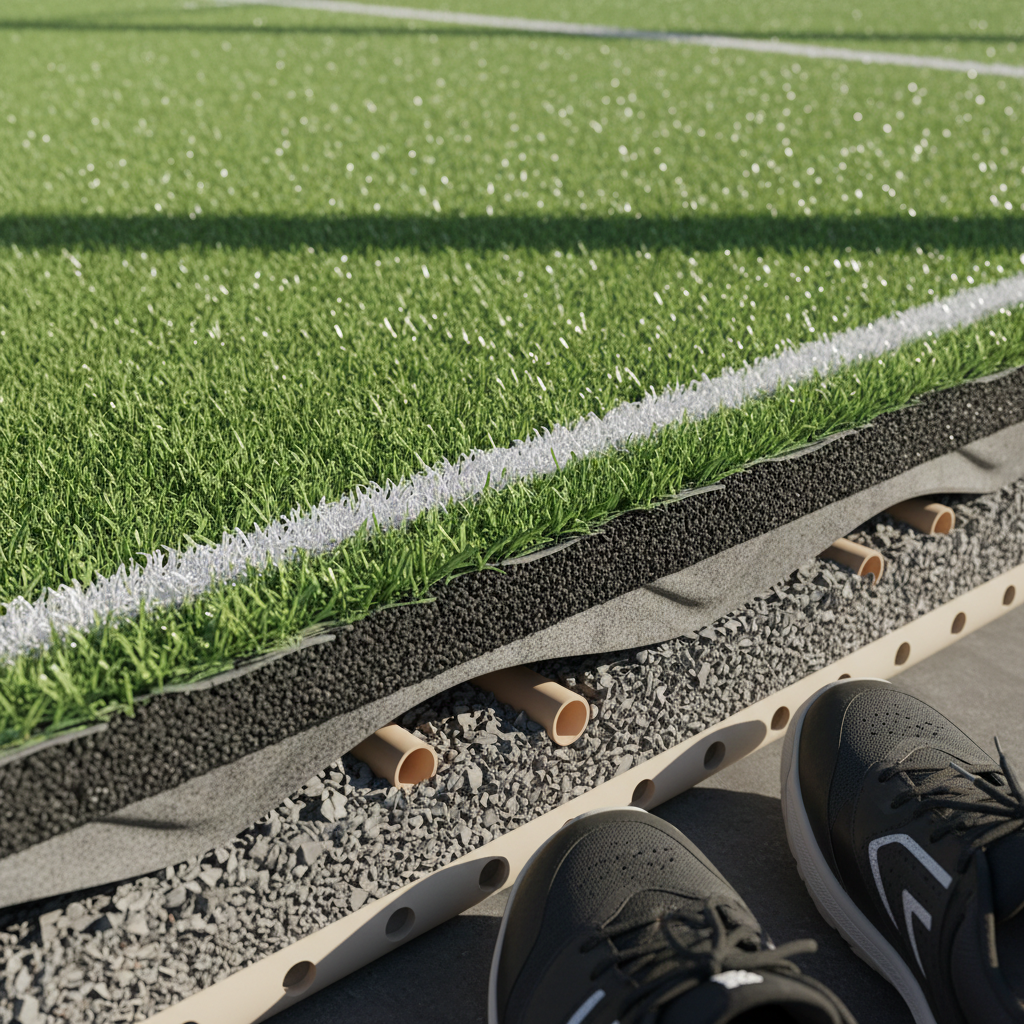 Padel court turf analysis