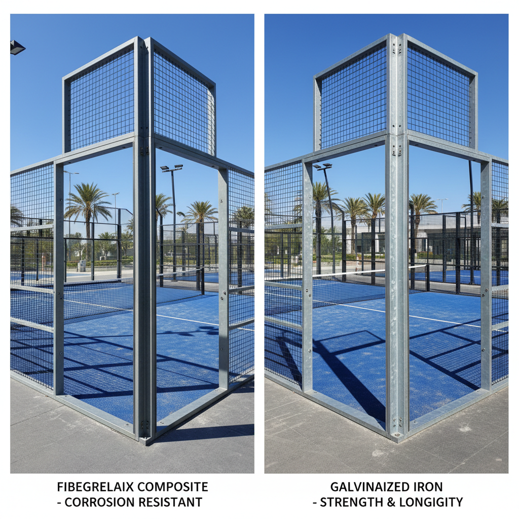 Padel Court Design - Materials Comparison