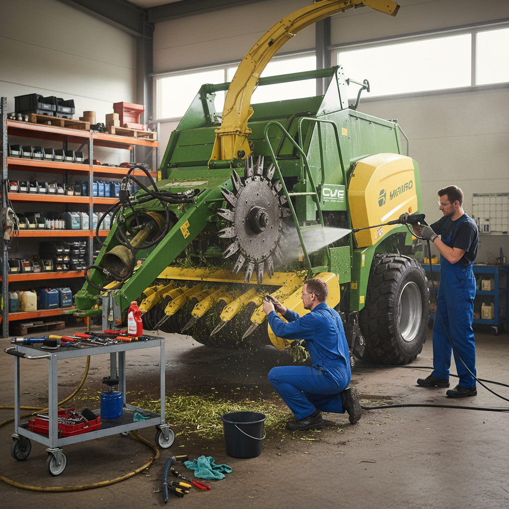 Maintenance silage cutter