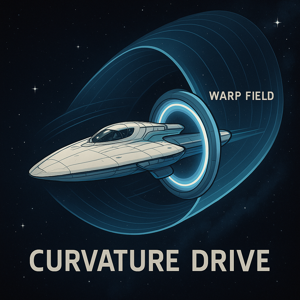 曲率驱动航行示意