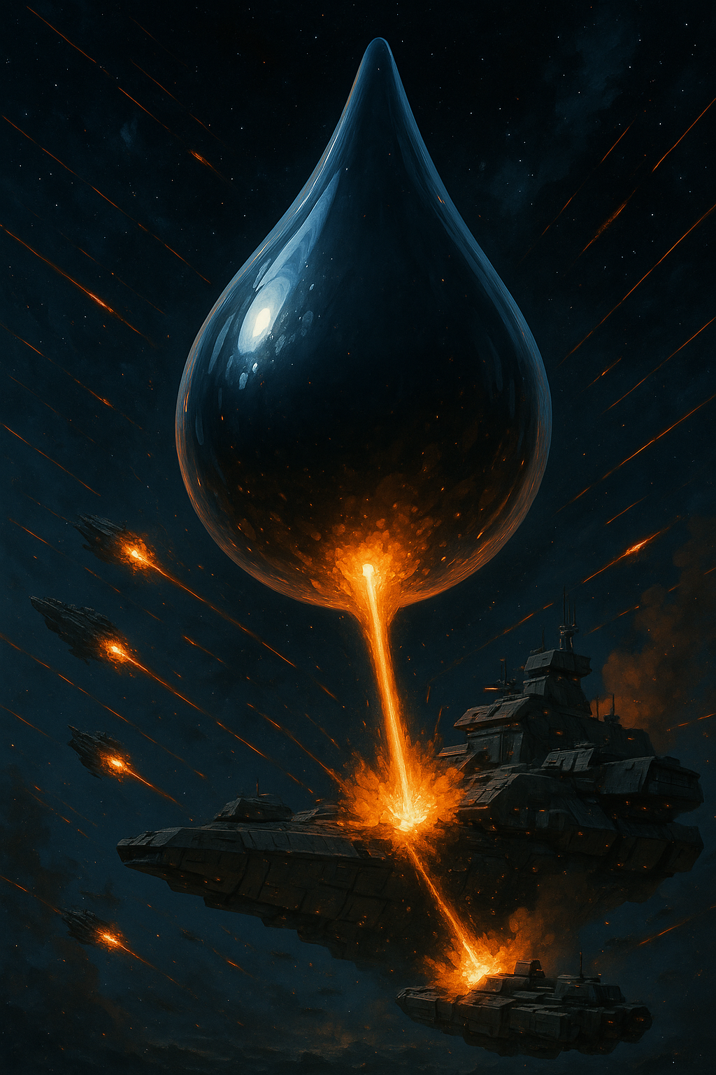 水滴攻击太空舰队