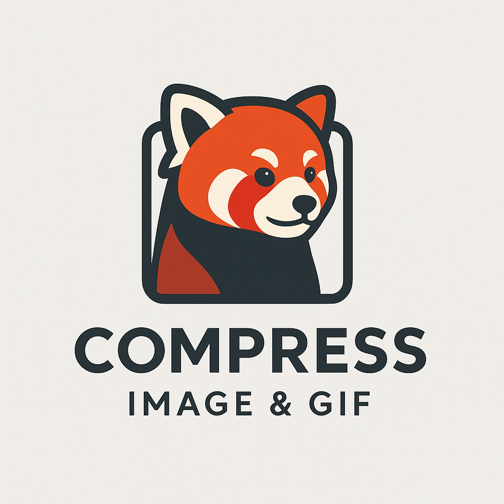 红熊猫图片压缩Logo