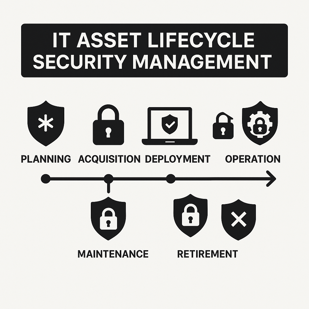 IT资产生命周期安全管理图