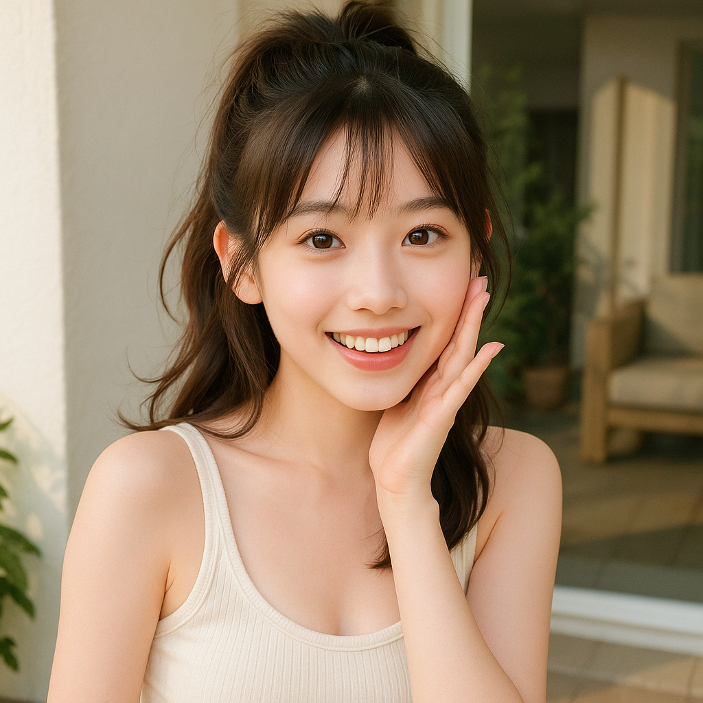 小月在上海街头书店的时尚穿搭