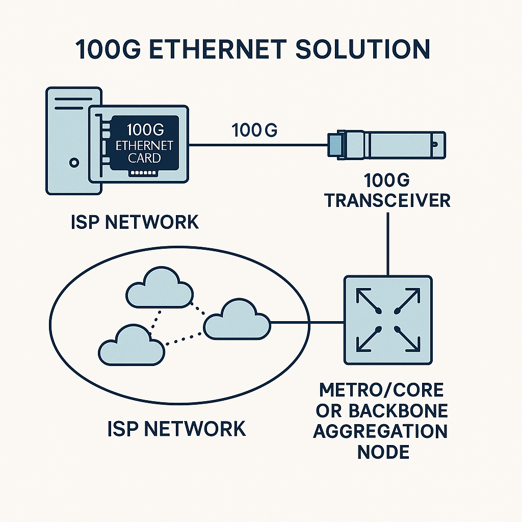 ISP Network Topology