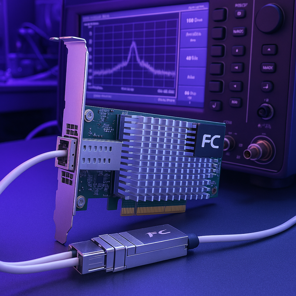 FC Series Network Adapter in Professional Wireless Testing Environment