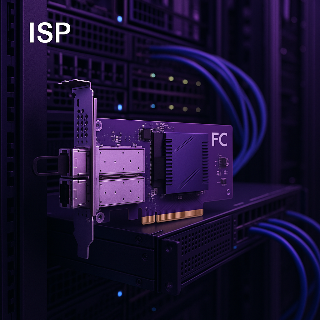 ISP Network Solution with FC Series Network Adapter Integration