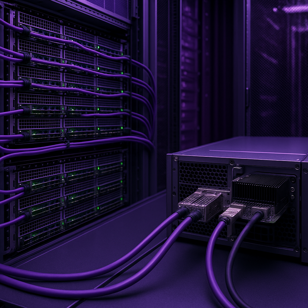 AI Training Cluster with High-Speed Network
