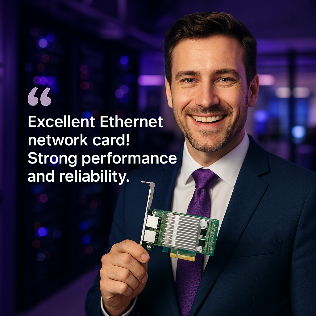 Professional Ethernet Network Card Testimonial