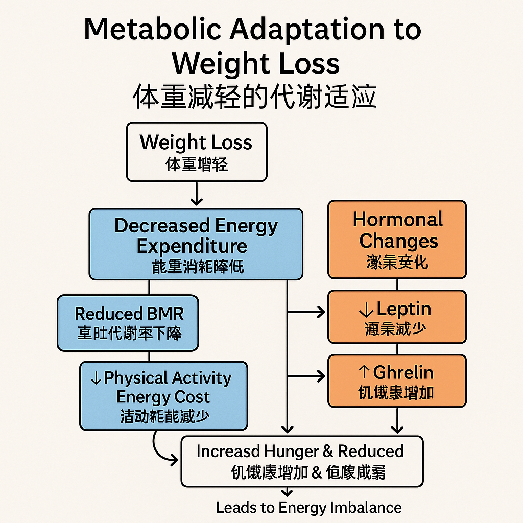 体重减轻过程中的代谢适应机制