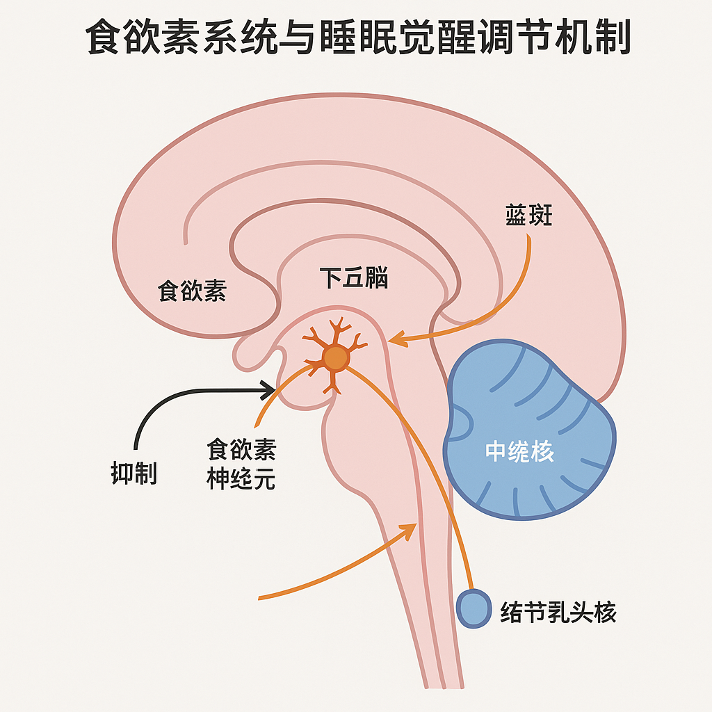 食欲素系统与睡眠觉醒调节机制