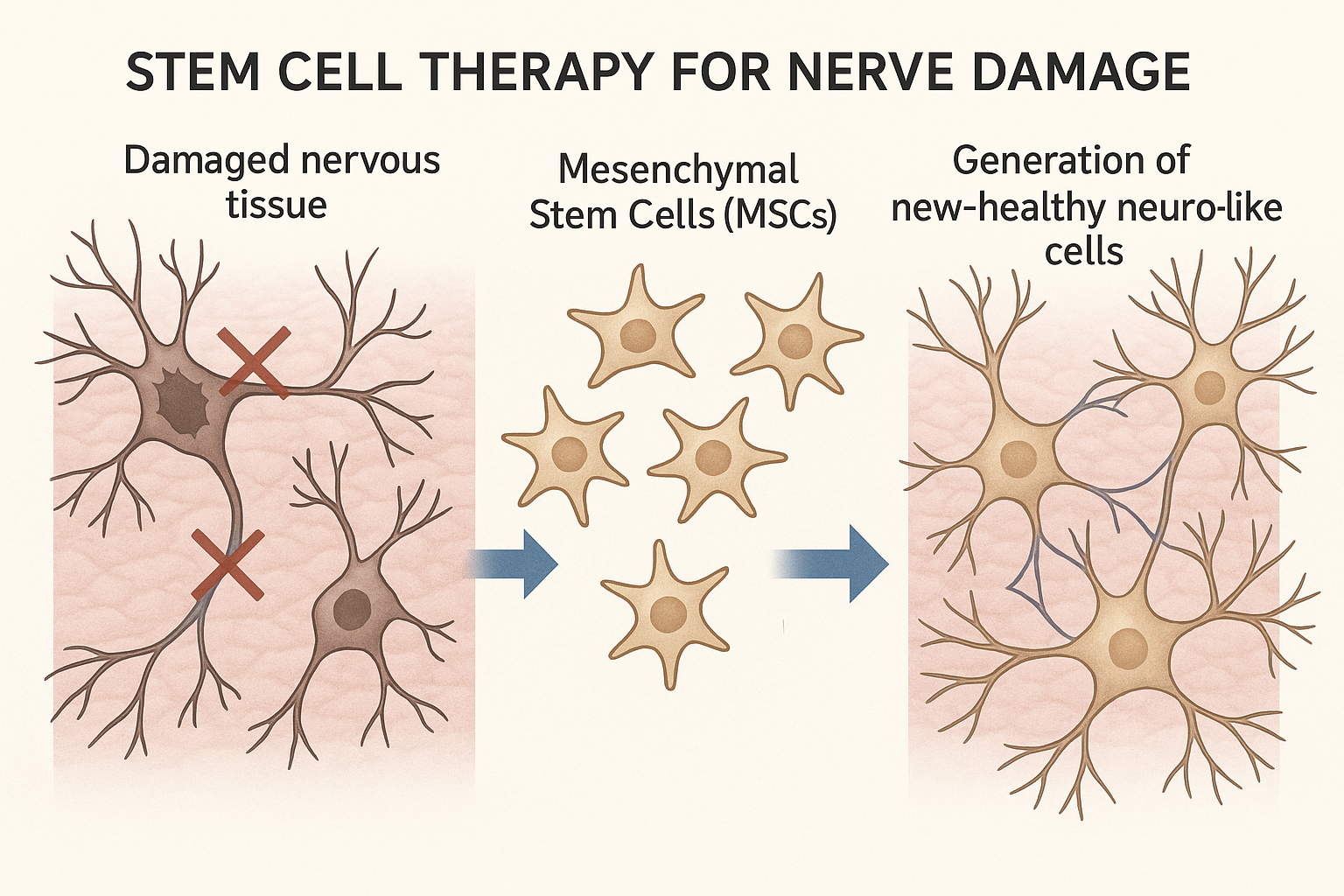 干细胞疗法修复神经损伤的机制