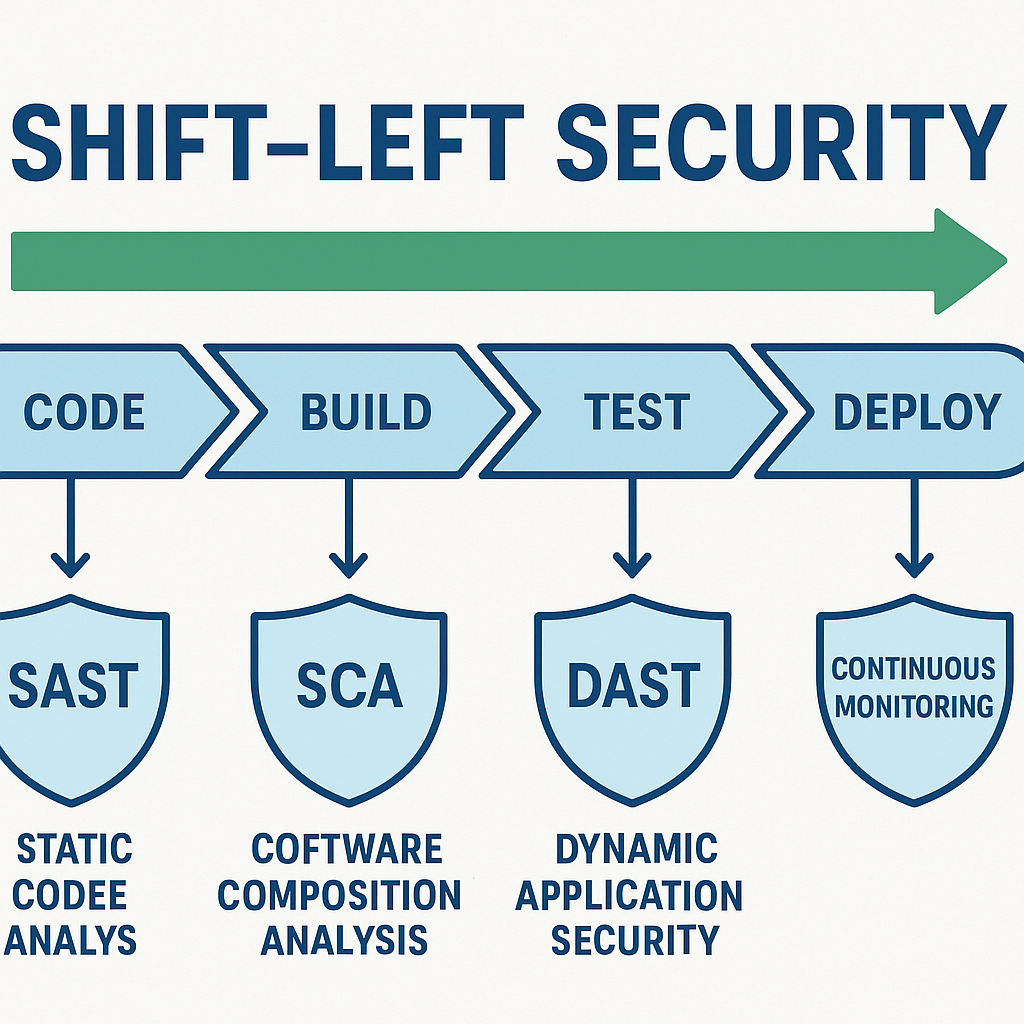 图2：DevSecOps中的安全左移实践