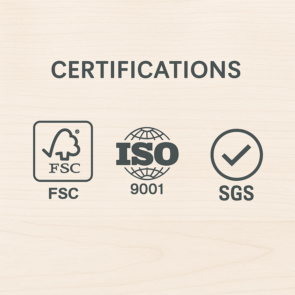 Certifications logos