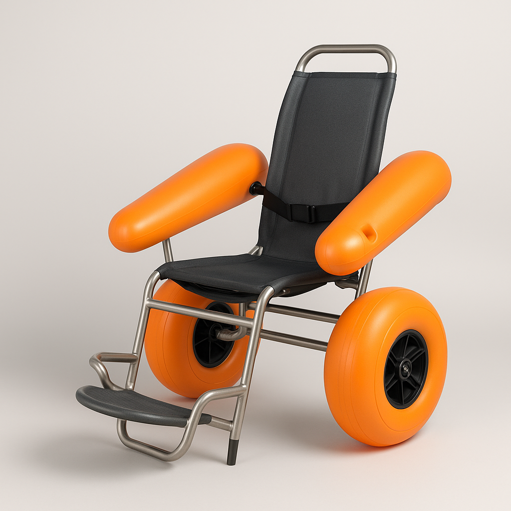 Amphibious Floating Wheelchair