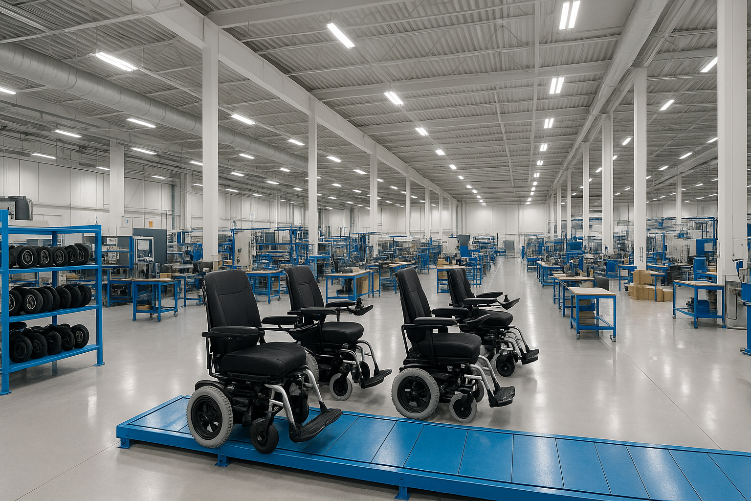 Factory floor overview