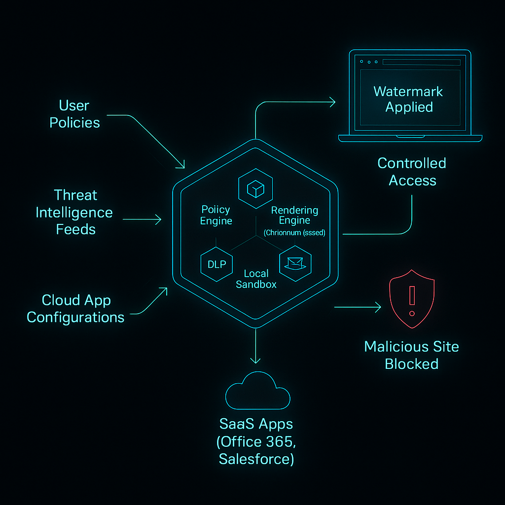 企业安全浏览器核心架构图