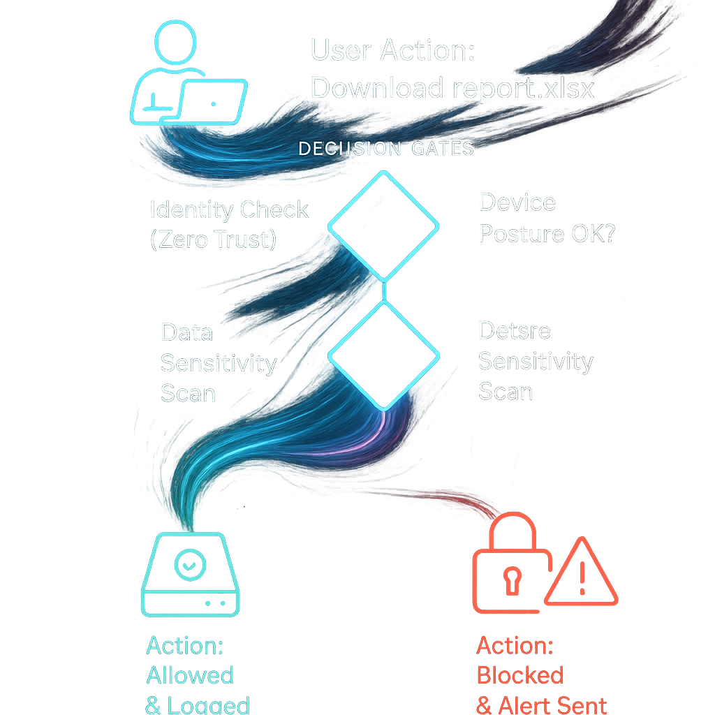 动态安全策略执行流程图