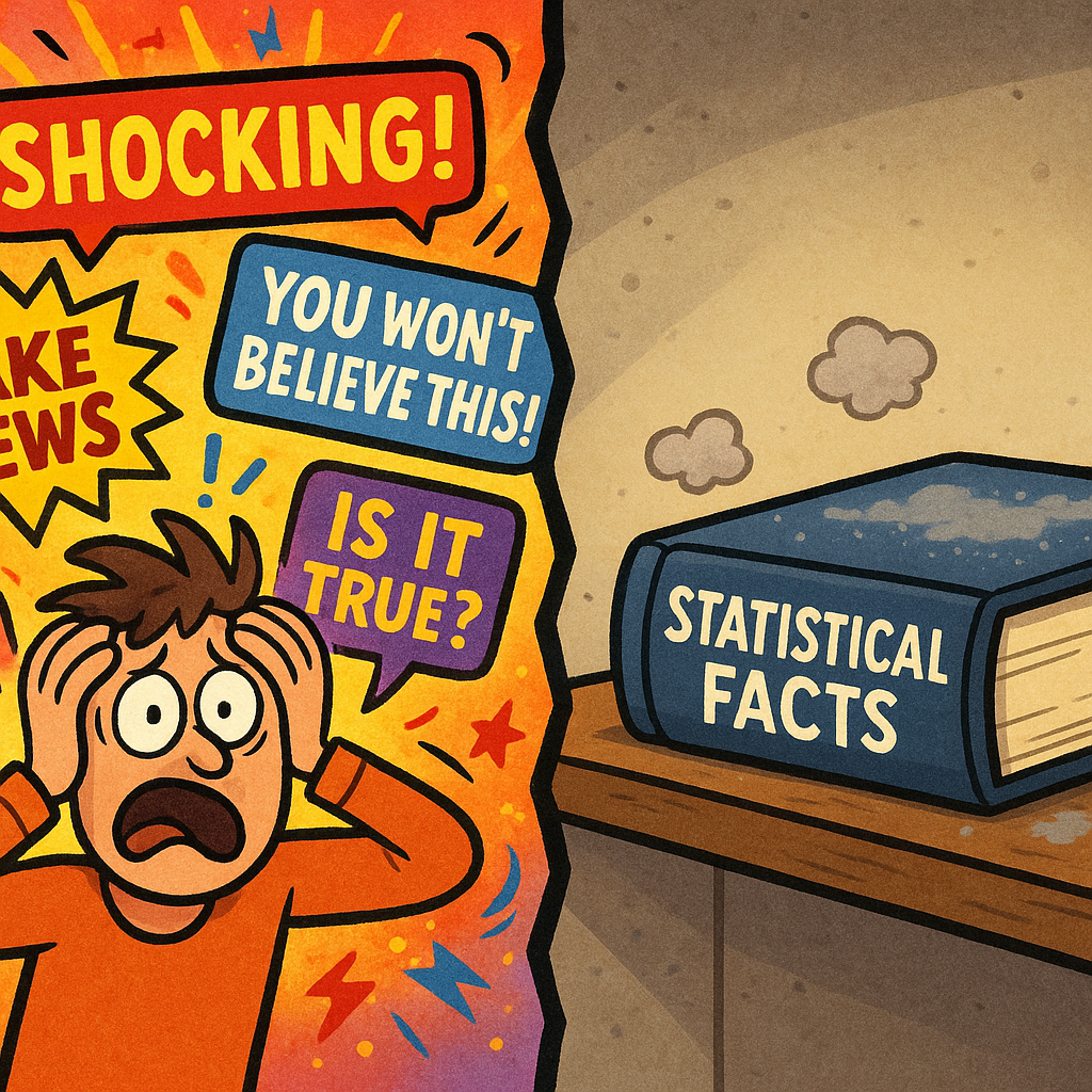 被夸张新闻淹没的人与被忽视的统计事实书籍