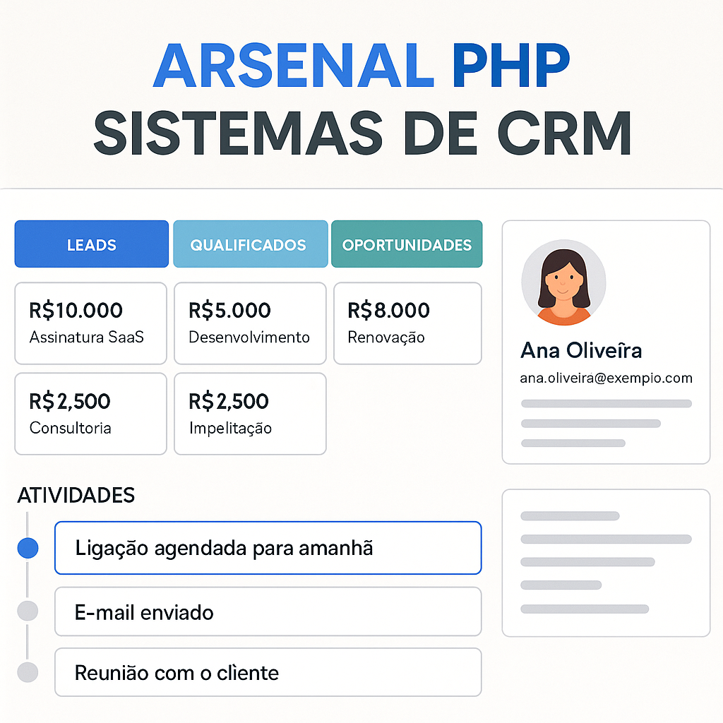 Showcase de Sistema CRM