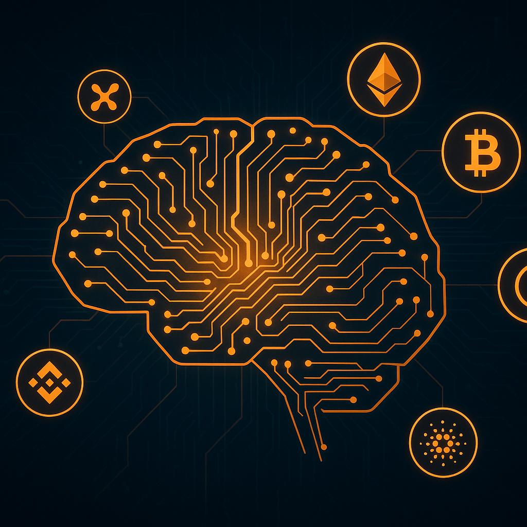 Phân tích thị trường tiền điện tử với sự kết hợp của AI và blockchain.