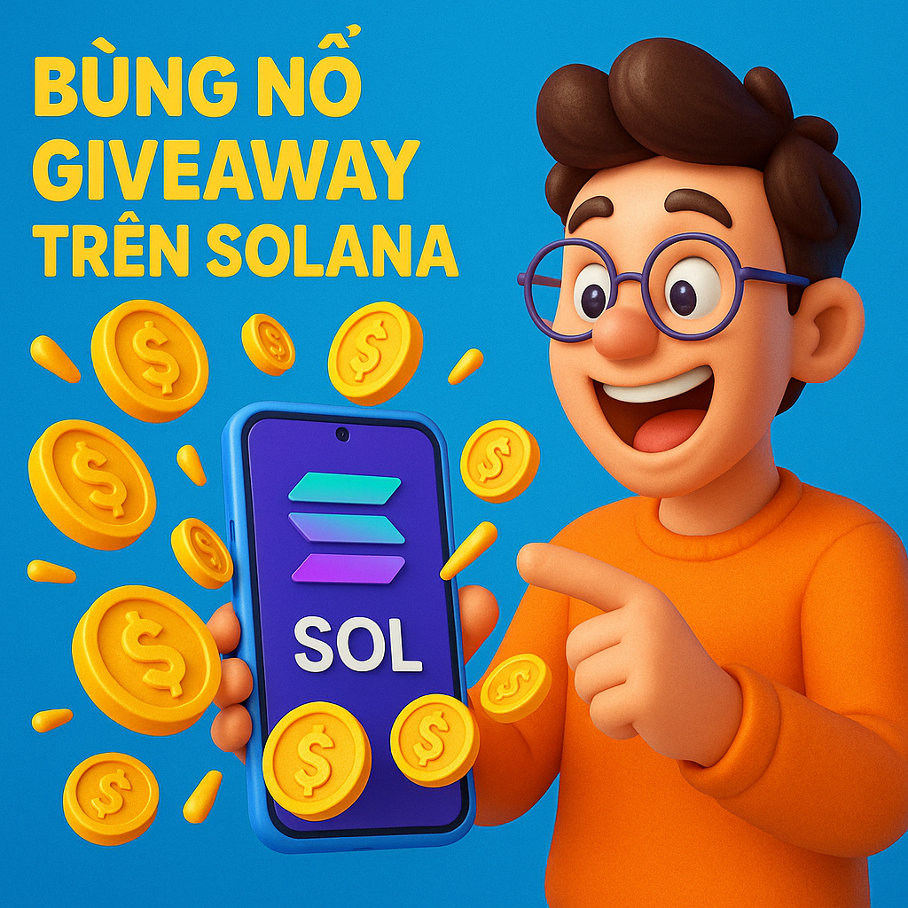 Bùng nổ giveaway và airdrop trên hệ sinh thái Solana