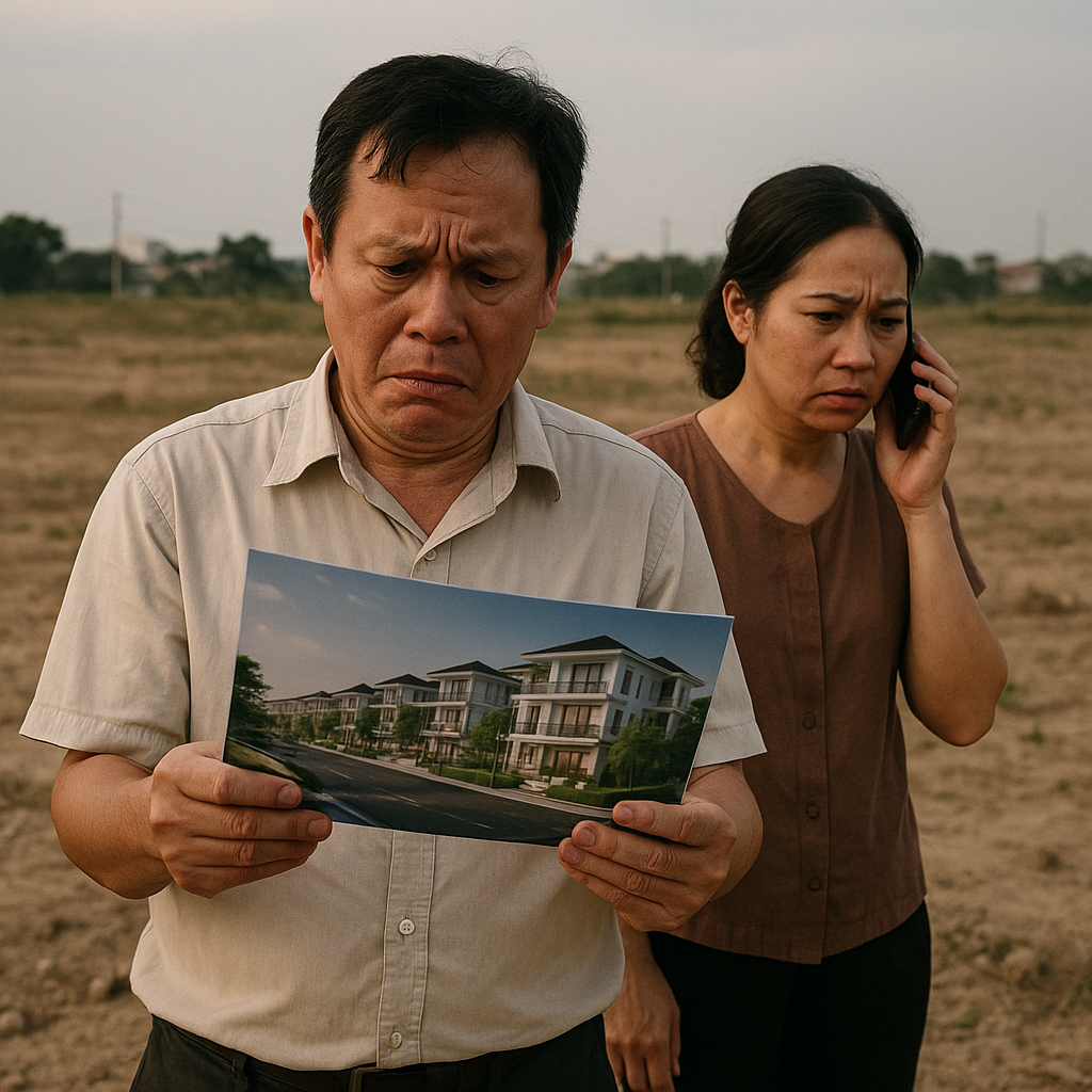 Nhà đầu tư đối mặt rủi ro mất trắng vì phân lô bán nền trái phép vùng ven Hà Nội