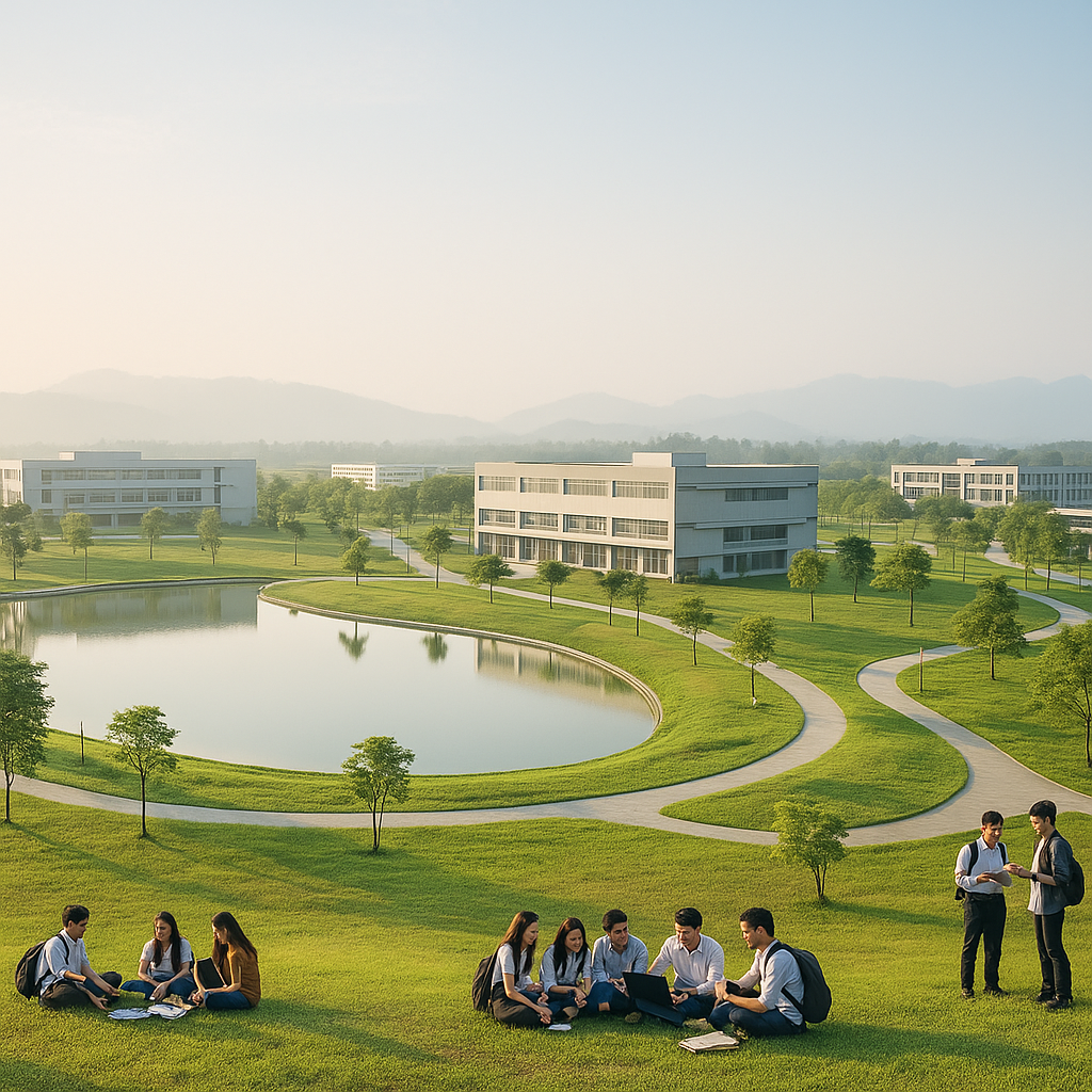 Thành phố phía Tây Hà Nội tại Hòa Lạc - trung tâm khoa học công nghệ và giáo dục, thu hút đầu tư bất động sản cho chuyên gia.