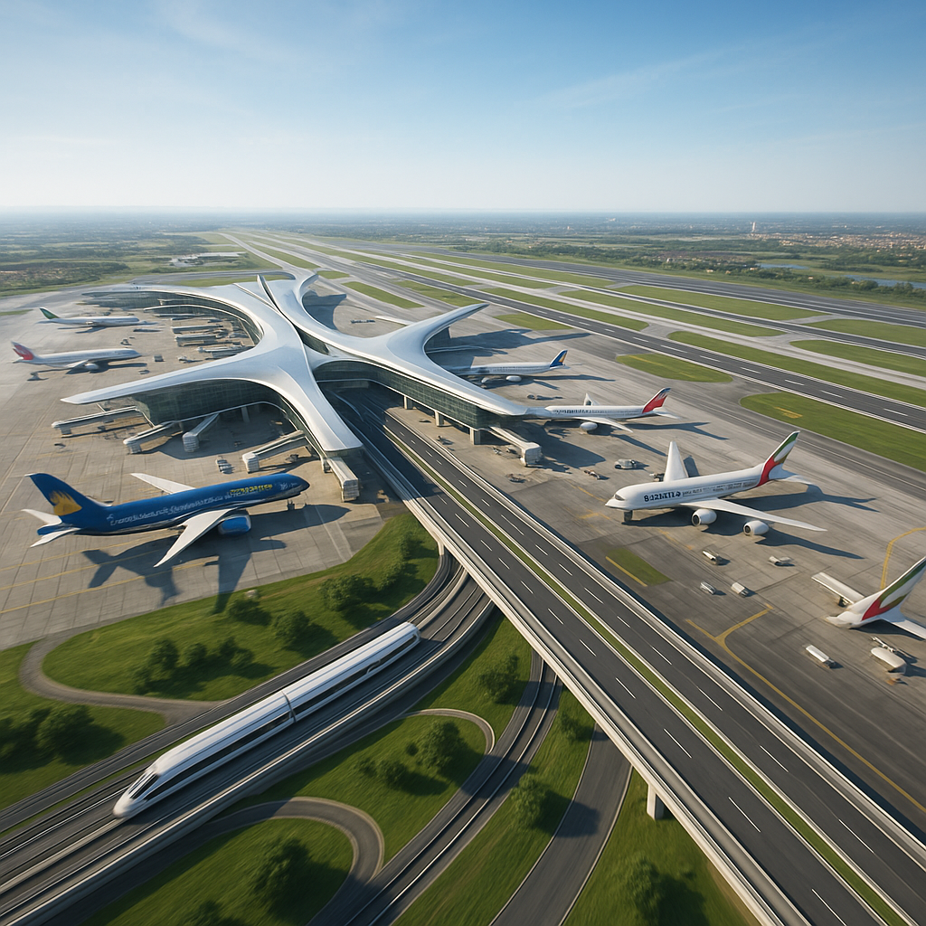 Tầm nhìn quy hoạch chung Hà Nội 2045 với sân bay Nội Bài là cửa ngõ giao thương quốc tế, động lực cho thành phố phía Bắc.