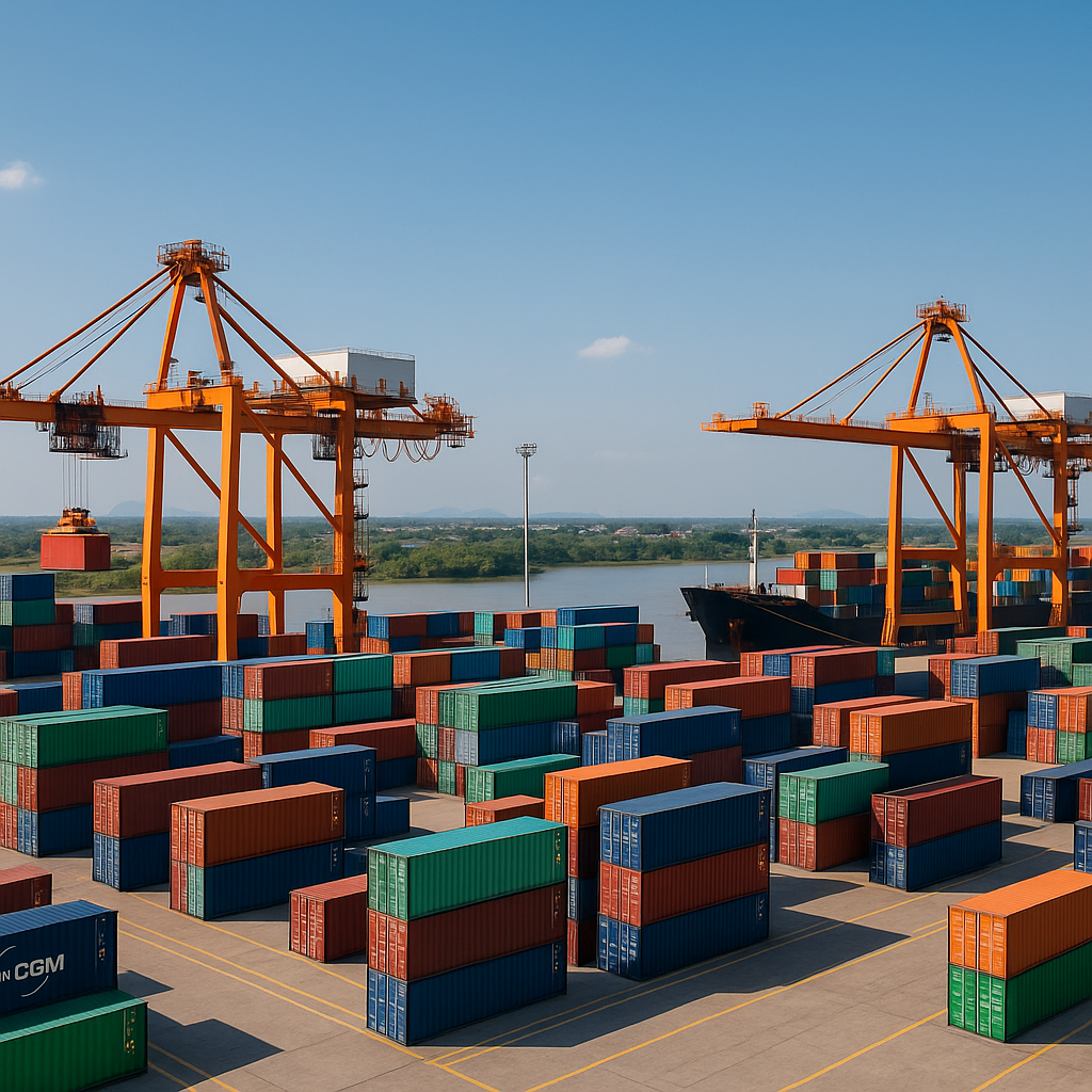 Hạ tầng cảng biển và logistics hiện đại, yếu tố then chốt giúp kết nối khu công nghiệp Hà Nội ra thế giới.