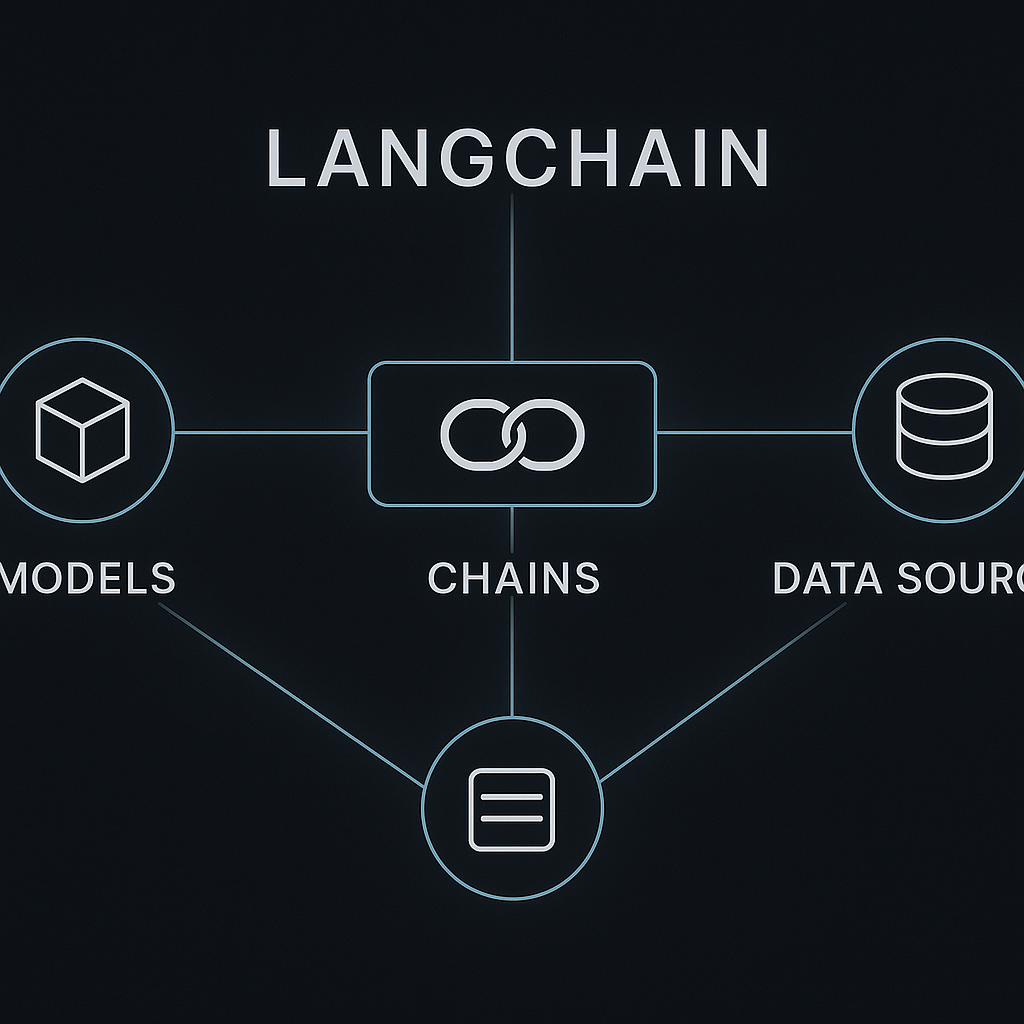 Архитектурная диаграмма LangChain для on-premise решений