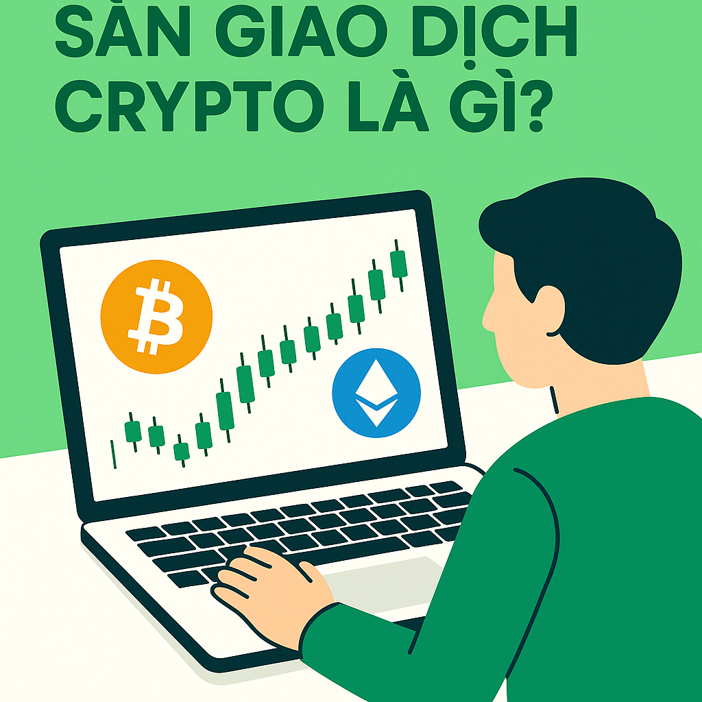 Sơ đồ giải thích cách hoạt động của một sàn giao dịch crypto uy tín