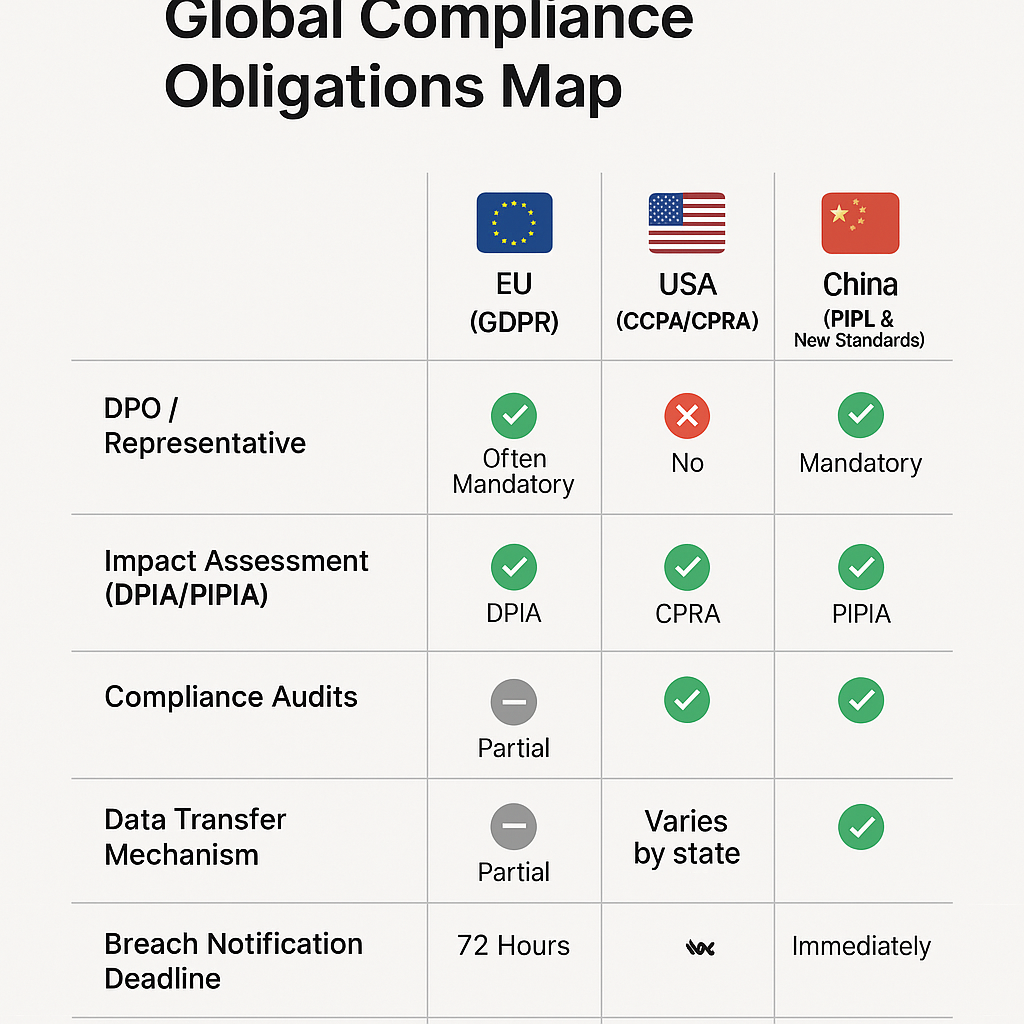 图3：全球合规义务地图