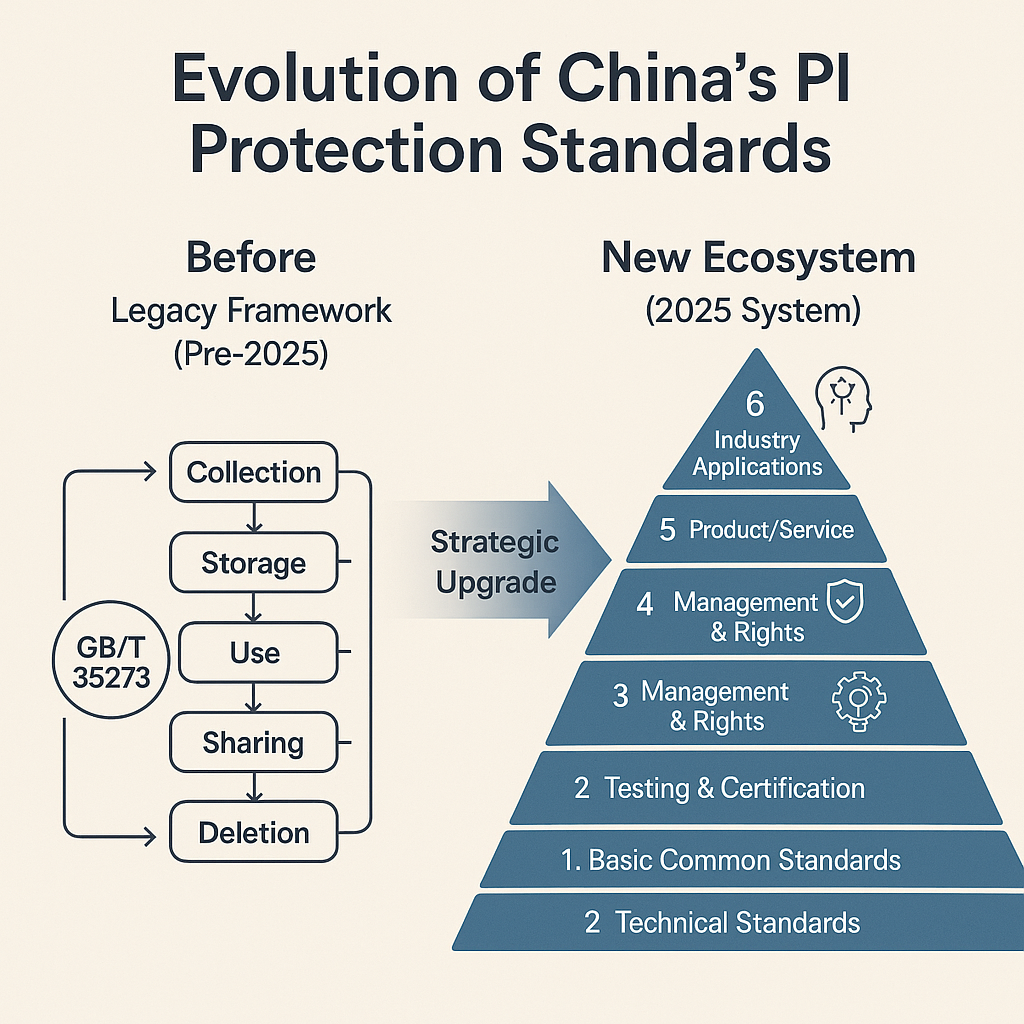图1：中国个人信息保护标准的演进