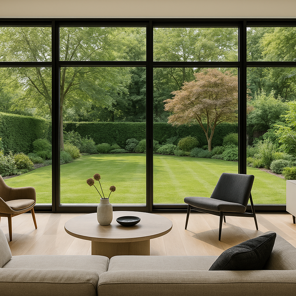 Imagem de sala de estar sofisticada