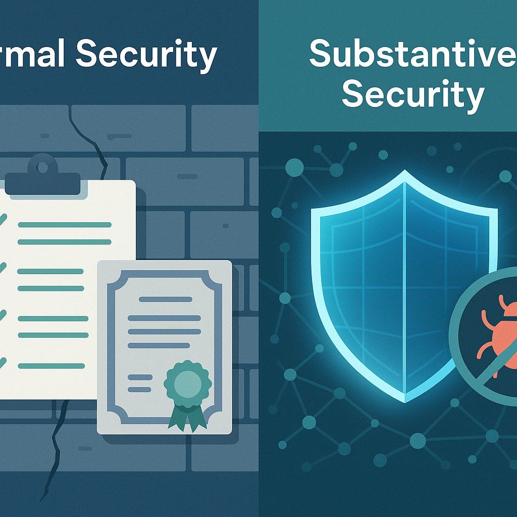 形式安全与实质安全对比