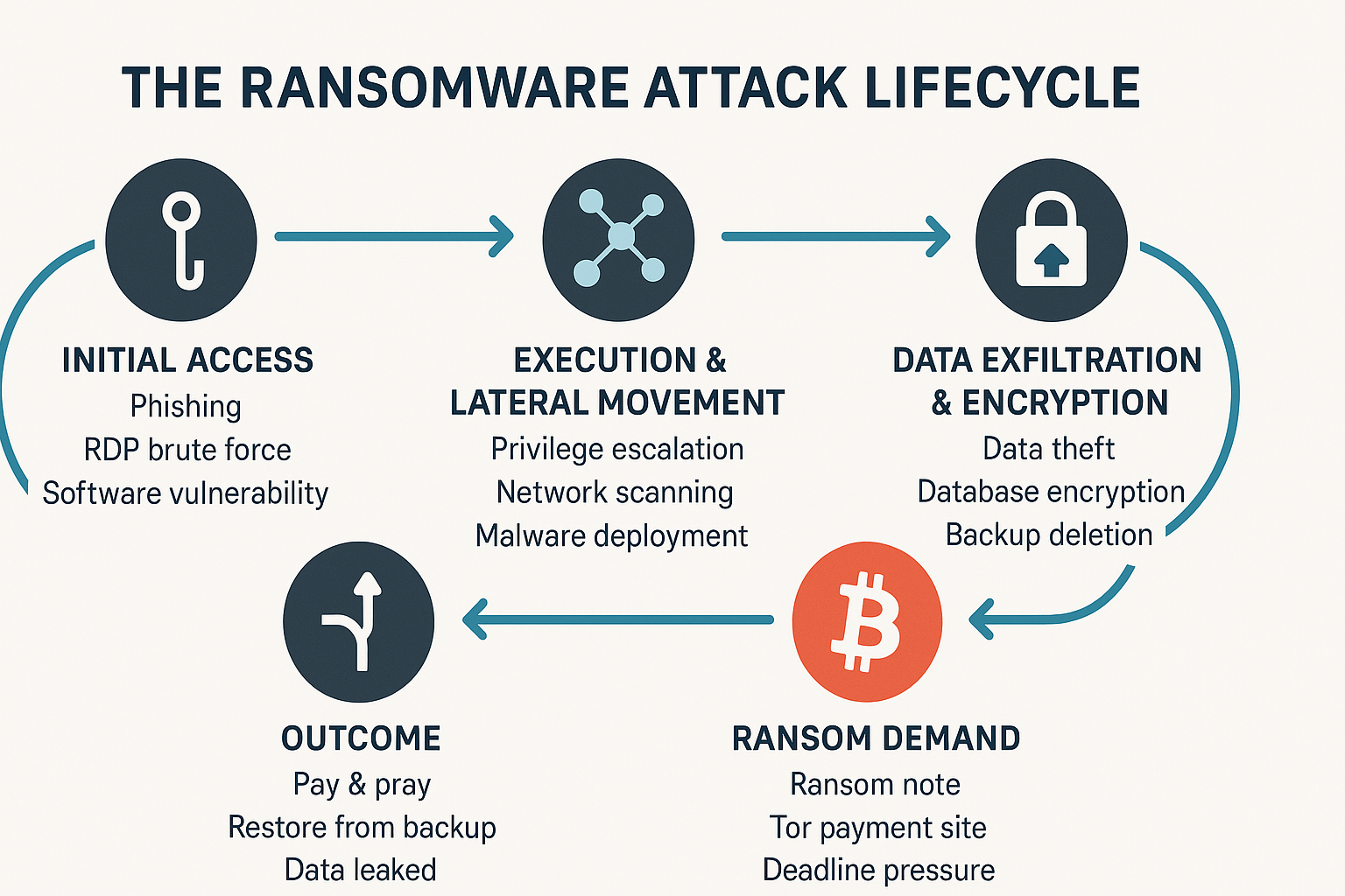 勒索软件攻击生命周期