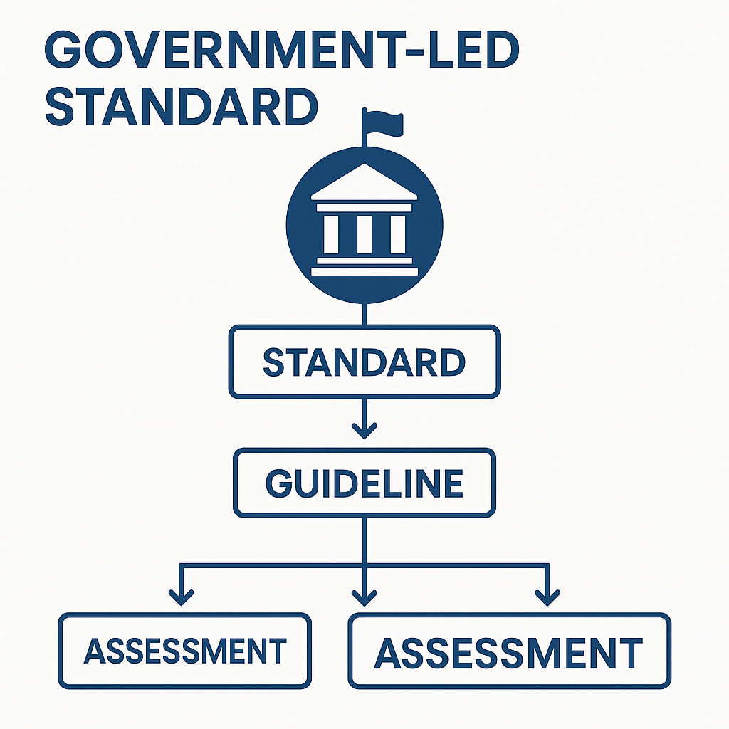 政府主导标准层级图
