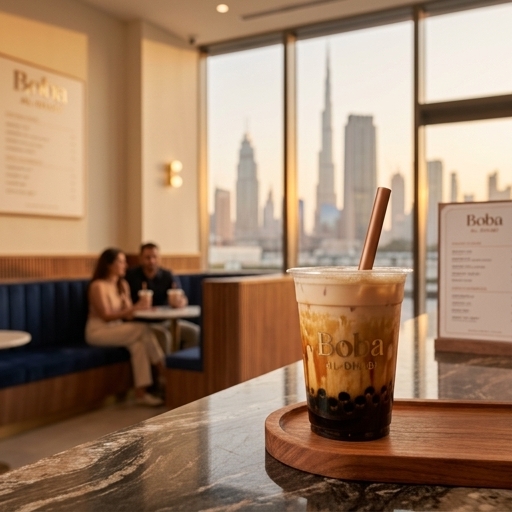 Dr. Boba Premium Bubble Tea Shop in Dubai